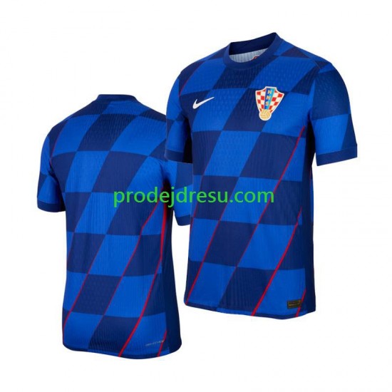 Chorvatsko Dresy Fotbal Muž Venkovní Euro 2024 Krátký rukáv