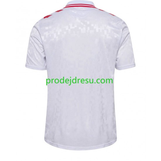 Dánsko Dresy Fotbal Muž Venkovní Euro 2024 Krátký rukáv