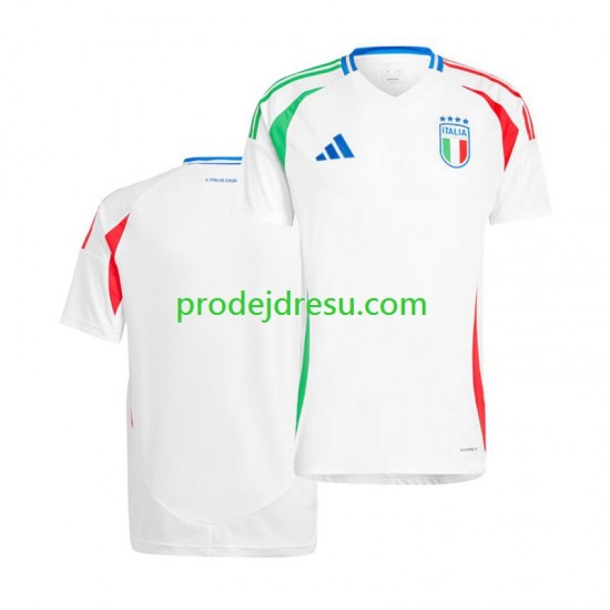 Itálie Dresy Fotbal Muž Venkovní Euro 2024 Krátký rukáv
