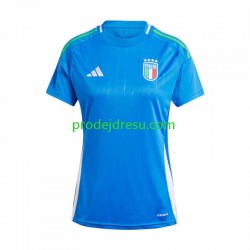 Itálie Dresy Fotbal Žena Domácí Euro 2024 Krátký rukáv