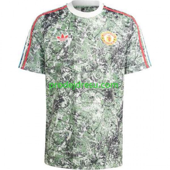 Manchester United Dresy Fotbal Stone Roses Muž Domácí 2023-2024 Krátký rukáv