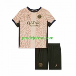 Paris Saint-Germain Dresy Fotbal Dětský Čtvrtý 2023-2024 Krátký rukáv