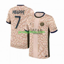Paris Saint-Germain Dresy Fotbal Mbappé Kylian 7 Muž Čtvrtý 2023-2024 Krátký rukáv