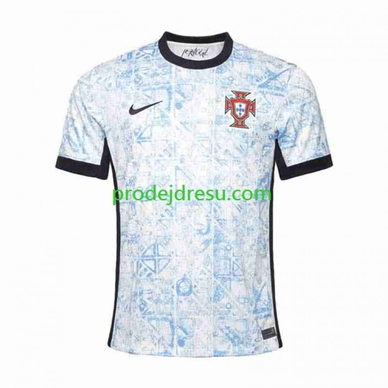 Portugalsko Dresy Fotbal Muž Venkovní Euro 2024 Krátký rukáv