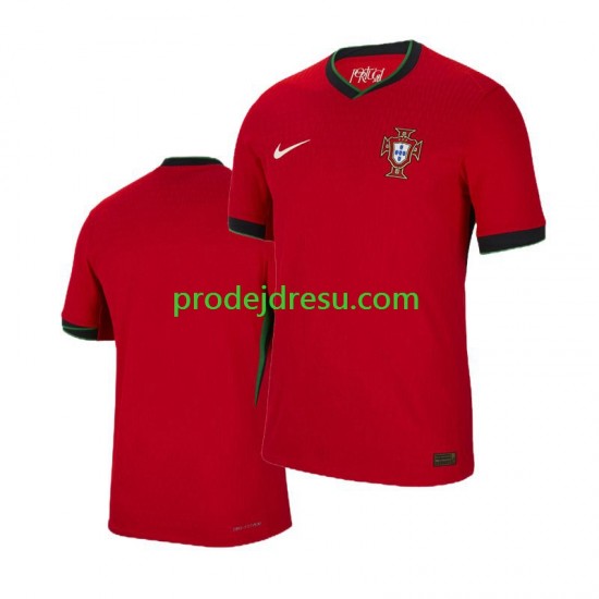 Portugalsko Dresy Fotbal Muž Domácí Euro 2024 Krátký rukáv