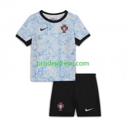 Portugalsko Dresy Fotbal Dětský Venkovní Euro 2024 Krátký rukáv