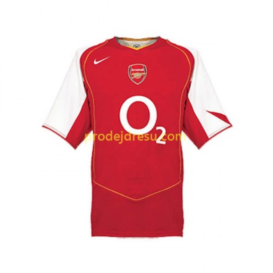 Arsenal Dresy Fotbal Retro Muž Domácí 2004 Krátký rukáv