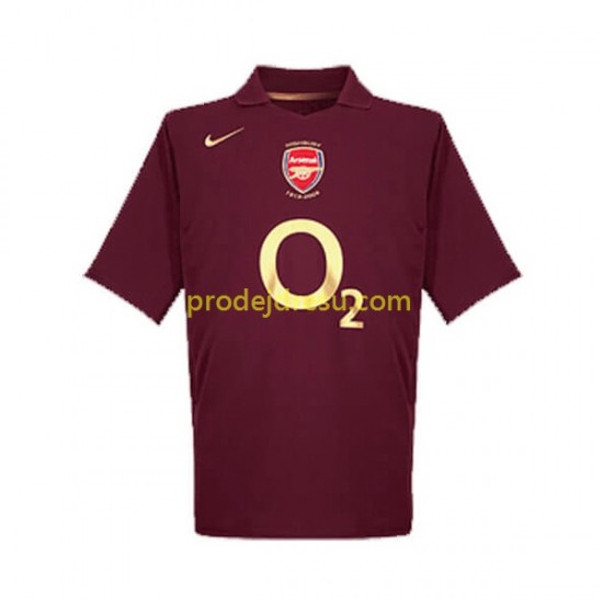 Arsenal Dresy Fotbal 2005 Retro Muž Domácí Krátký rukáv