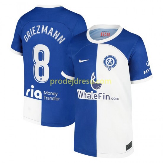 Atlético Madrid Dresy Fotbal Griezmann 8 120 Anniversary Muž Domácí 2022-2023 Krátký rukáv