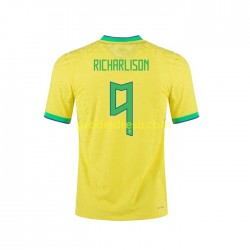 Brazílie Dresy Fotbal RICHARLISON 9 Muž Domácí 2022 Krátký rukáv