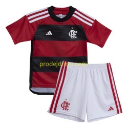 CR Flamengo Dresy Fotbal Dětský Domácí 2023-2024 Krátký rukáv