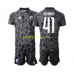 FC Kodaň Dresy Fotbal Andreas Dithmer 41 Brankářské Dětský Domácí 2022-2023 Krátký rukáv FC Kodaň Dresy Fotbal Andreas Dithmer 41 Brankářské Dětský Domácí 2022-2023 Krátký rukáv