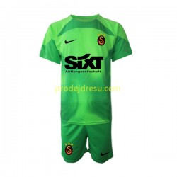 Galatasaray Dresy Fotbal Brankářské Dětský Domácí 2022-2023 Krátký rukáv