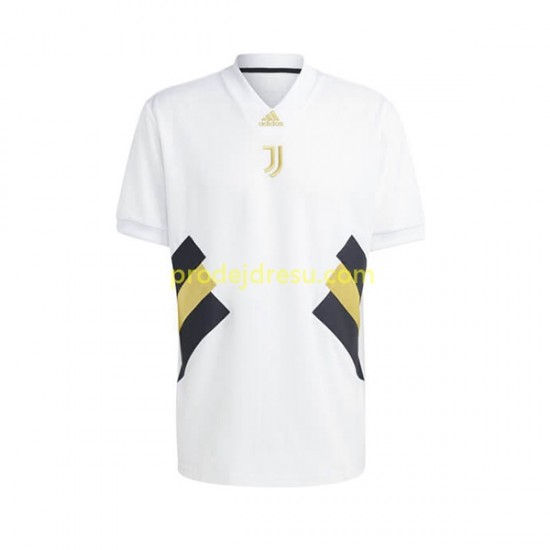 Juventus Dresy Fotbal Icon Retro Muž Domácí 2022-2023 Krátký rukáv