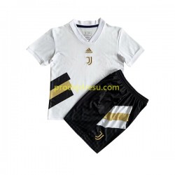 Juventus Dresy Fotbal Icon Retro Dětský Domácí 2022-2023 Krátký rukáv