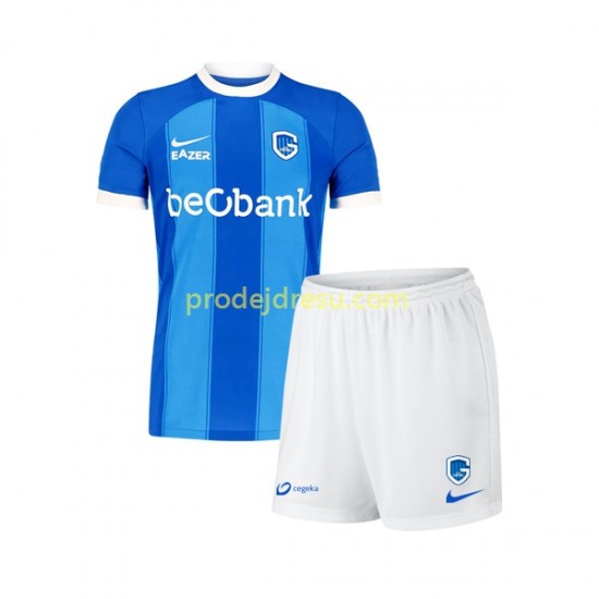KRC Genk Dresy Fotbal Dětský Domácí 2023-2024 Krátký rukáv