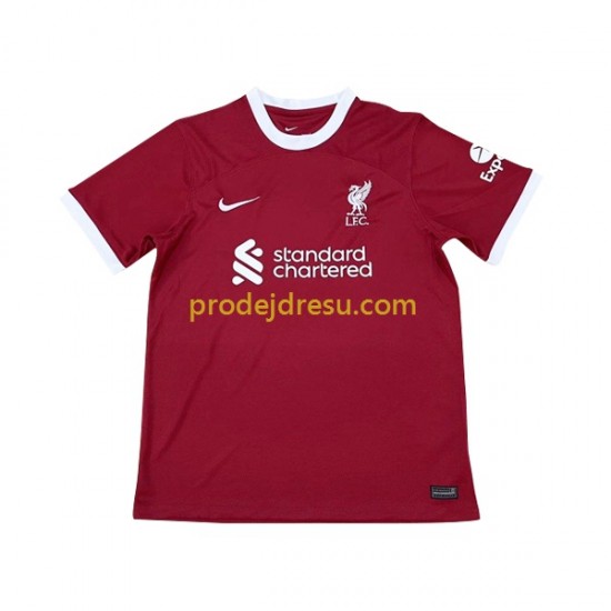 Liverpool Dresy Fotbal Muž Domácí 2023-2024 Krátký rukáv