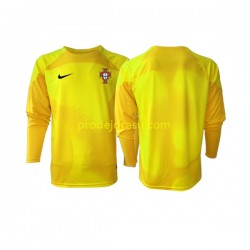 Portugalsko Dresy Fotbal Brankářské Muž Domácí World Cup 2022 Dlouhý rukáv