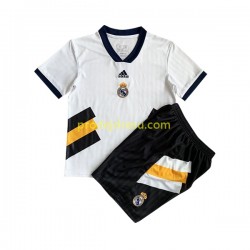 Real Madrid Dresy Fotbal Icon Retro Dětský Domácí 2022-2023 Krátký rukáv