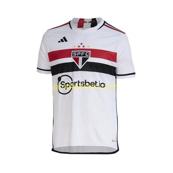 Sao Paulo Dresy Fotbal Muž Domácí 2023 Krátký rukáv