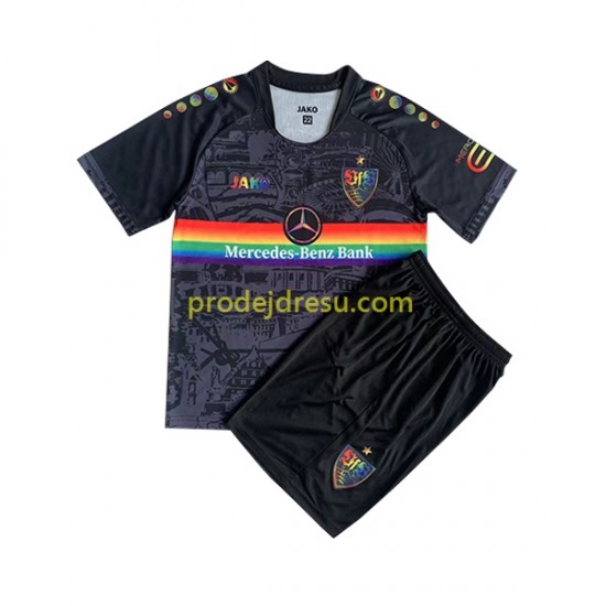 VfB Stuttgart Dresy Fotbal Special Dětský Domácí 2022-2023 Krátký rukáv
