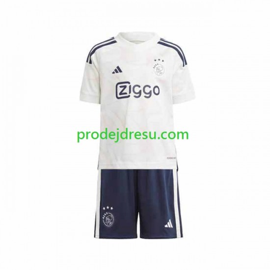 AFC Ajax Dresy Fotbal Dětský Venkovní 2023-2024 Krátký rukáv