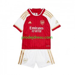 Arsenal Dresy Fotbal Dětský Domácí 2023-2024 Krátký rukáv