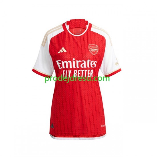 Arsenal Dresy Fotbal Žena Domácí 2023-2024 Krátký rukáv