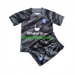 Atlético Madrid Dresy Fotbal Brankářské Dětský Domácí 2023-2024 Krátký rukáv