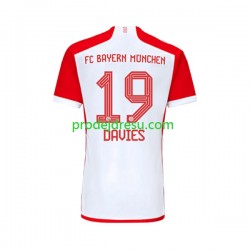 FC Bayern Mnichov Dresy Fotbal Alphonso Davies 19 Muž Domácí 2023-2024 Krátký rukáv
