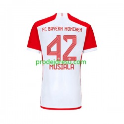FC Bayern Mnichov Dresy Fotbal Jamal Musiala 42 Muž Domácí 2023-2024 Krátký rukáv