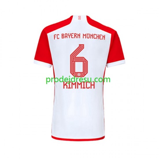 FC Bayern Mnichov Dresy Fotbal Joshua Kimmich 6 Muž Domácí 2023-2024 Krátký rukáv