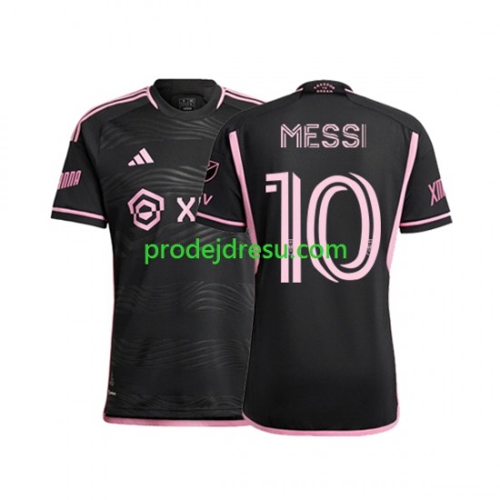 Inter Miami Dresy Fotbal Lionel Messi 10 Muž Venkovní 2023 Krátký rukáv