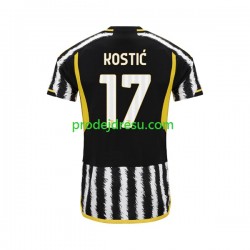 Juventus Dresy Fotbal Filip Kostic 17 Muž Domácí 2023-2024 Krátký rukáv