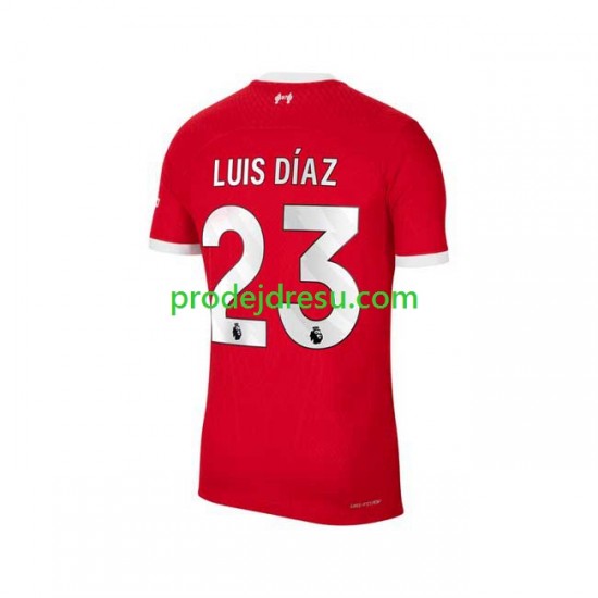 Liverpool Dresy Fotbal Luis Diaz 23 Muž Domácí 2023-2024 Krátký rukáv