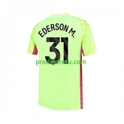 Manchester City Dresy Fotbal Ederson Moraes 31 Brankářské Muž Alternativní 2023-2024 Krátký rukáv