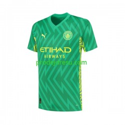 Manchester City Dresy Fotbal Brankářské Muž Domácí 2023-2024 Krátký rukáv
