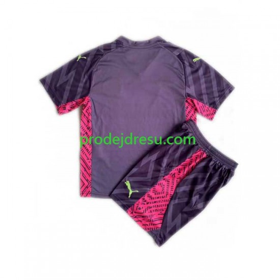 Manchester City Dresy Fotbal Brankářské Dětský Venkovní 2023-2024 Krátký rukáv