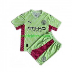 Manchester City Dresy Fotbal Brankářské Dětský Alternativní 2023-2024 Krátký rukáv