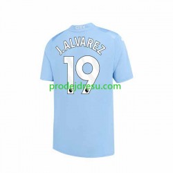 Manchester City Dresy Fotbal J. ALVAREZ 19 Muž Domácí 2023-2024 Krátký rukáv