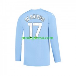 Manchester City Dresy Fotbal Kevin De Bruyne 17 Muž Domácí 2023-2024 Dlouhý rukáv