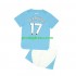 Manchester City Dresy Fotbal Kevin De Bruyne 17 Dětský Domácí 2023-2024 Krátký rukáv