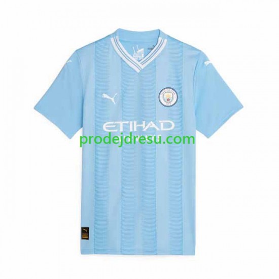 Manchester City Dresy Fotbal Žena Domácí 2023-2024 Krátký rukáv