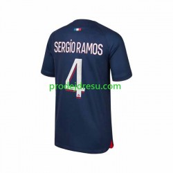 Paris Saint-Germain Dresy Fotbal Sergio Ramos 4 Muž Domácí 2023-2024 Krátký rukáv