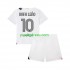 AC Milán Dresy Fotbal Rafael Leao 10 Dětský Venkovní 2023-2024 Krátký rukáv