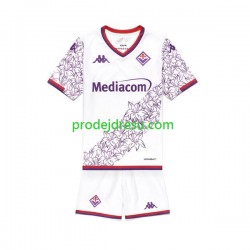 ACF Fiorentina Dresy Fotbal Dětský Venkovní 2023-2024 Krátký rukáv