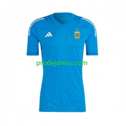 Argentina Dresy Fotbal Brankářské Muž Alternativní 2023 Krátký rukáv