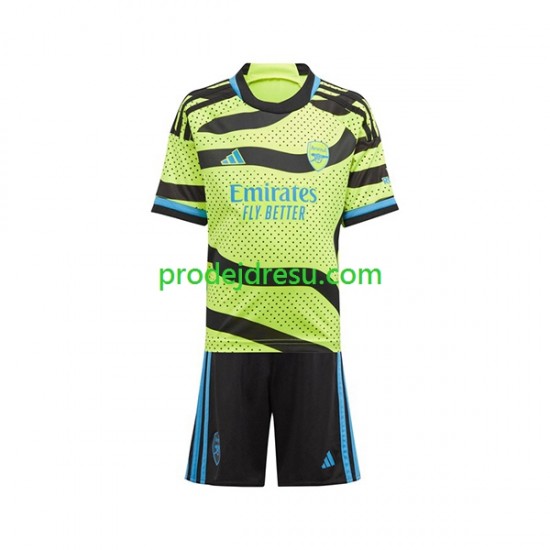 Arsenal Dresy Fotbal Dětský Venkovní 2023-2024 Krátký rukáv
