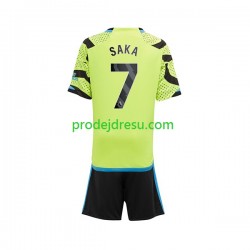 Arsenal Dresy Fotbal Saka 7 Dětský Venkovní 2023-2024 Krátký rukáv
