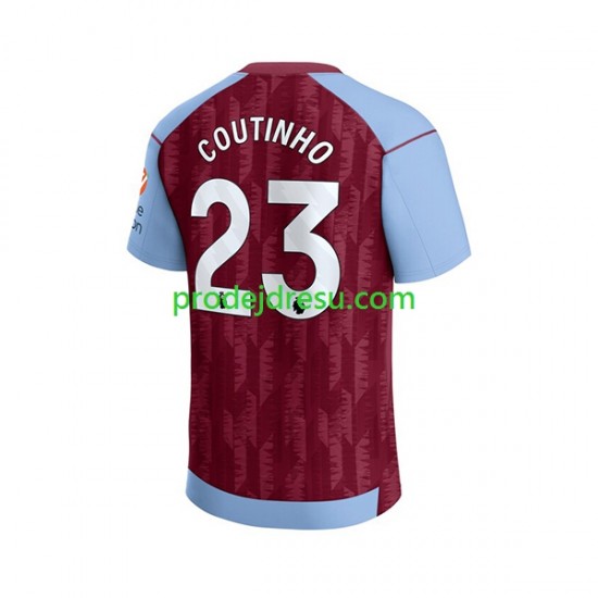 Aston Villa Dresy Fotbal Philippe Coutinho 23 Muž Domácí 2023-2024 Krátký rukáv